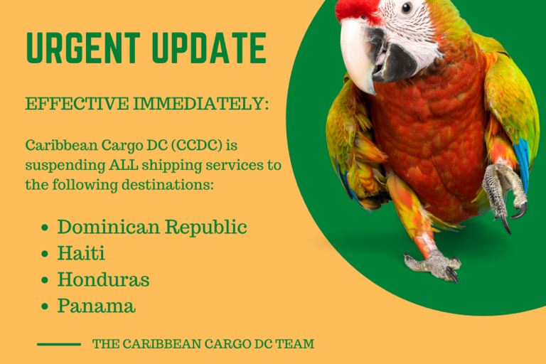 ccdc immediate notice of no service