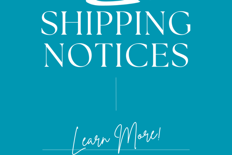 SHIPPING NOTICES MAY 2023