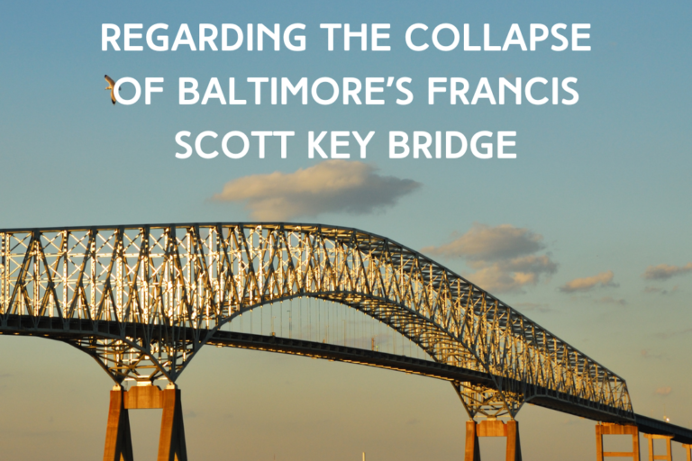 Statement Regarding the Collapse of the Baltimore Bridge