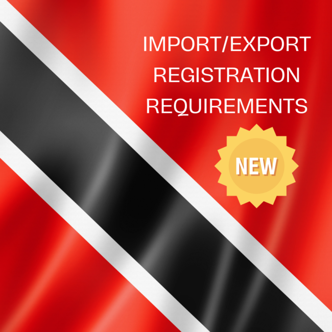 Trinidad & Tobago ImportExport Registration Requirements