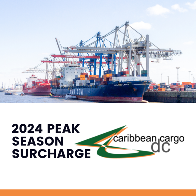 2024 Peak Season Surcharge