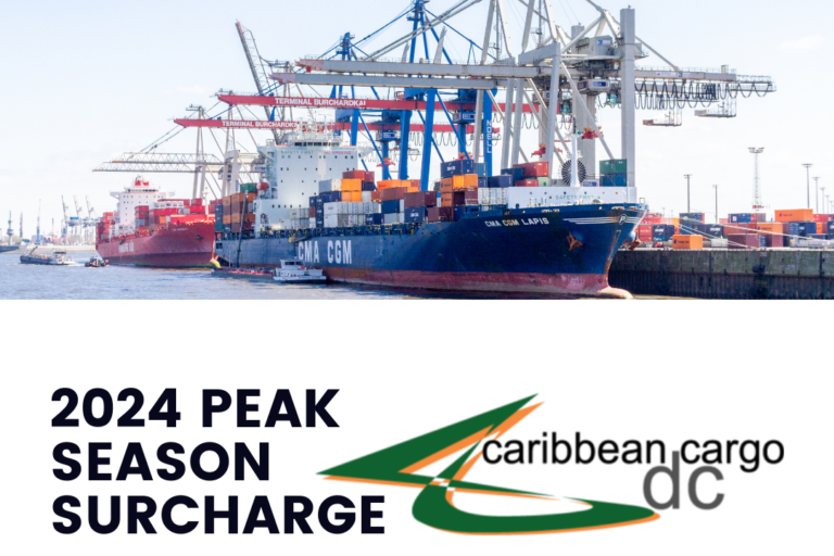 2024 Peak Season Surcharge