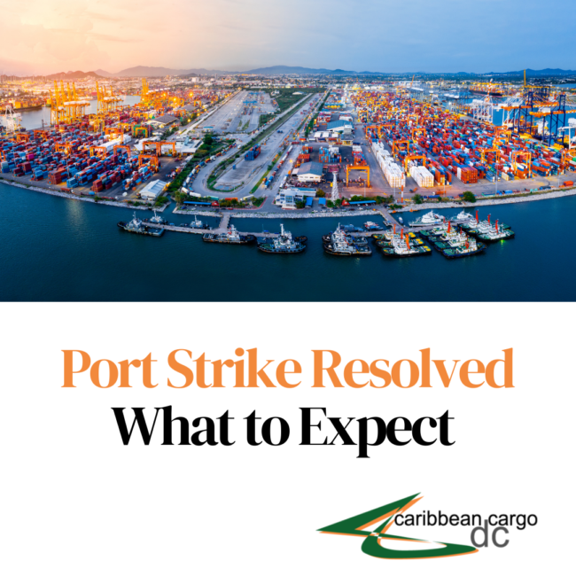 Update Port Strike Resolved – ccdc