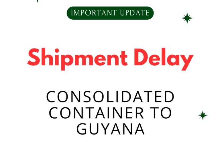 Important Update Shipment Delay