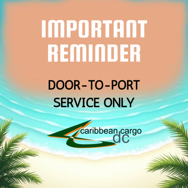 CCDC door to port Reminder