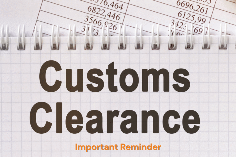 Instagram Post – Must Clear Customs at Destination